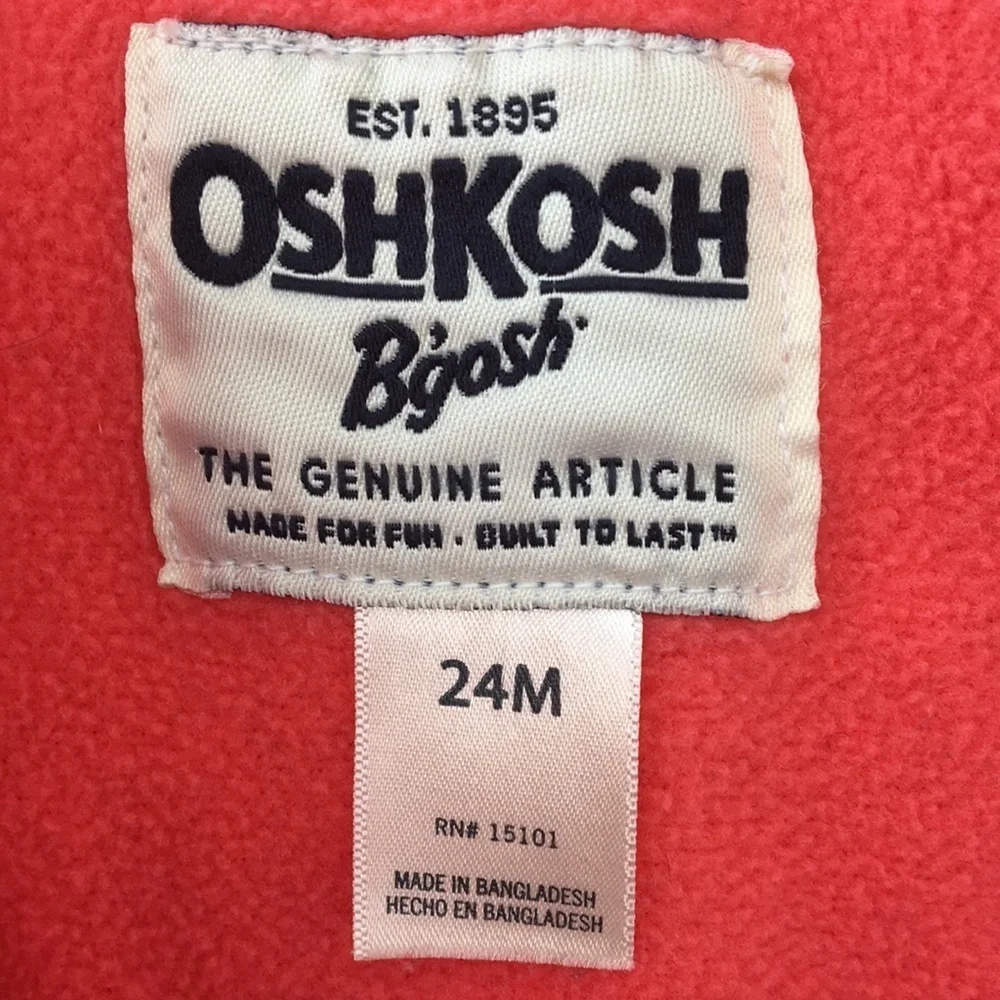 Oshkosh B'gosh The Genuine Article Girls Winter Coat Size 24 Mo GREAT Condition